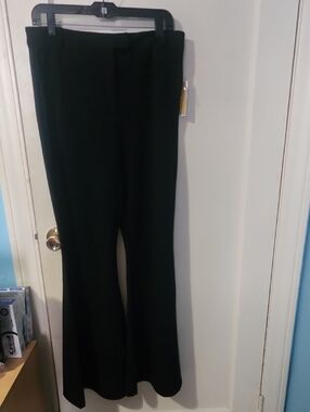 Michael Kors Black Boot-Cut Dress Pants